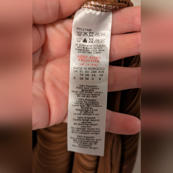 Pretty Little Thing Brown Dress - Picture 4 of 5